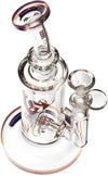 8" Incycler Cross Rig, by Diamond Glass (free banger included)