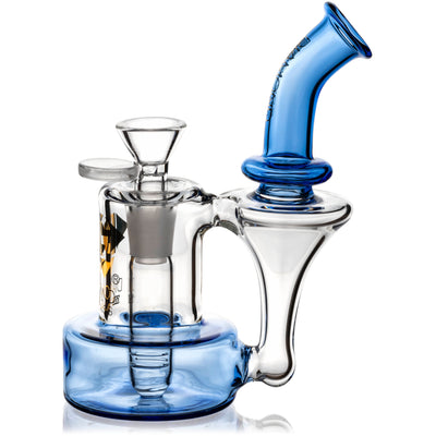 6" Mini Recycler Oil Rig, by Diamond Glass (free banger included) - BKRY Inc.