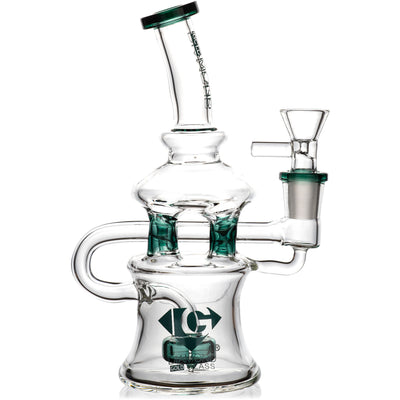 7” Diamond Cyclist Recycler, by Diamond Glass (free banger included)