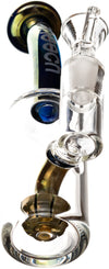 7" Metallic Showerhead Dab Rig, by Cheech Glass (free banger included)