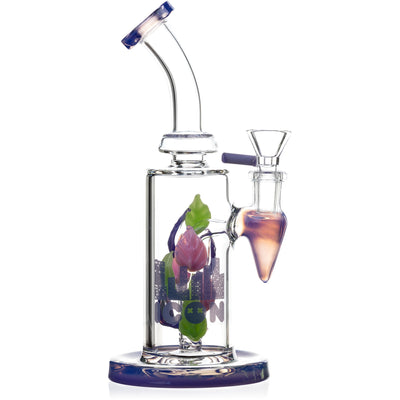 9" Leaf Rig, by ICON Glass (free banger included) - Bat Kountry