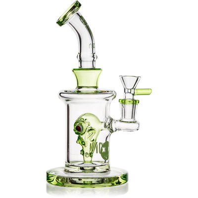8" Alien Head Rig, by ICON Glass (free banger included) - Bat Kountry