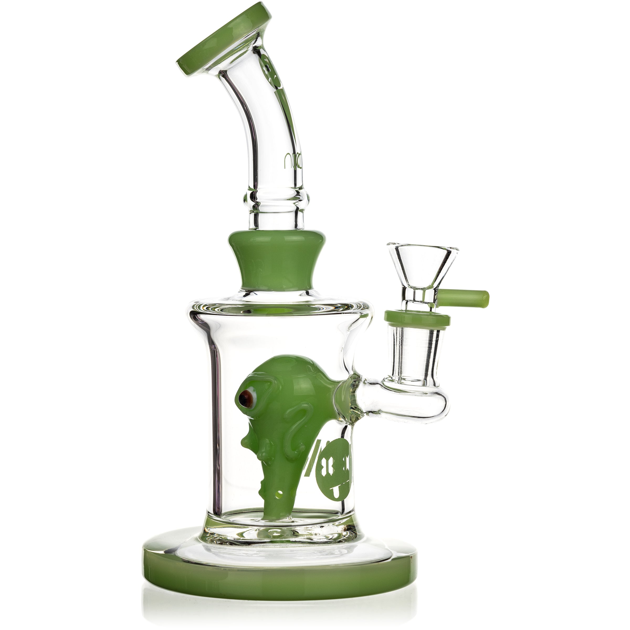 8" Alien Head Rig, by ICON Glass (free banger included) - Bat Kountry