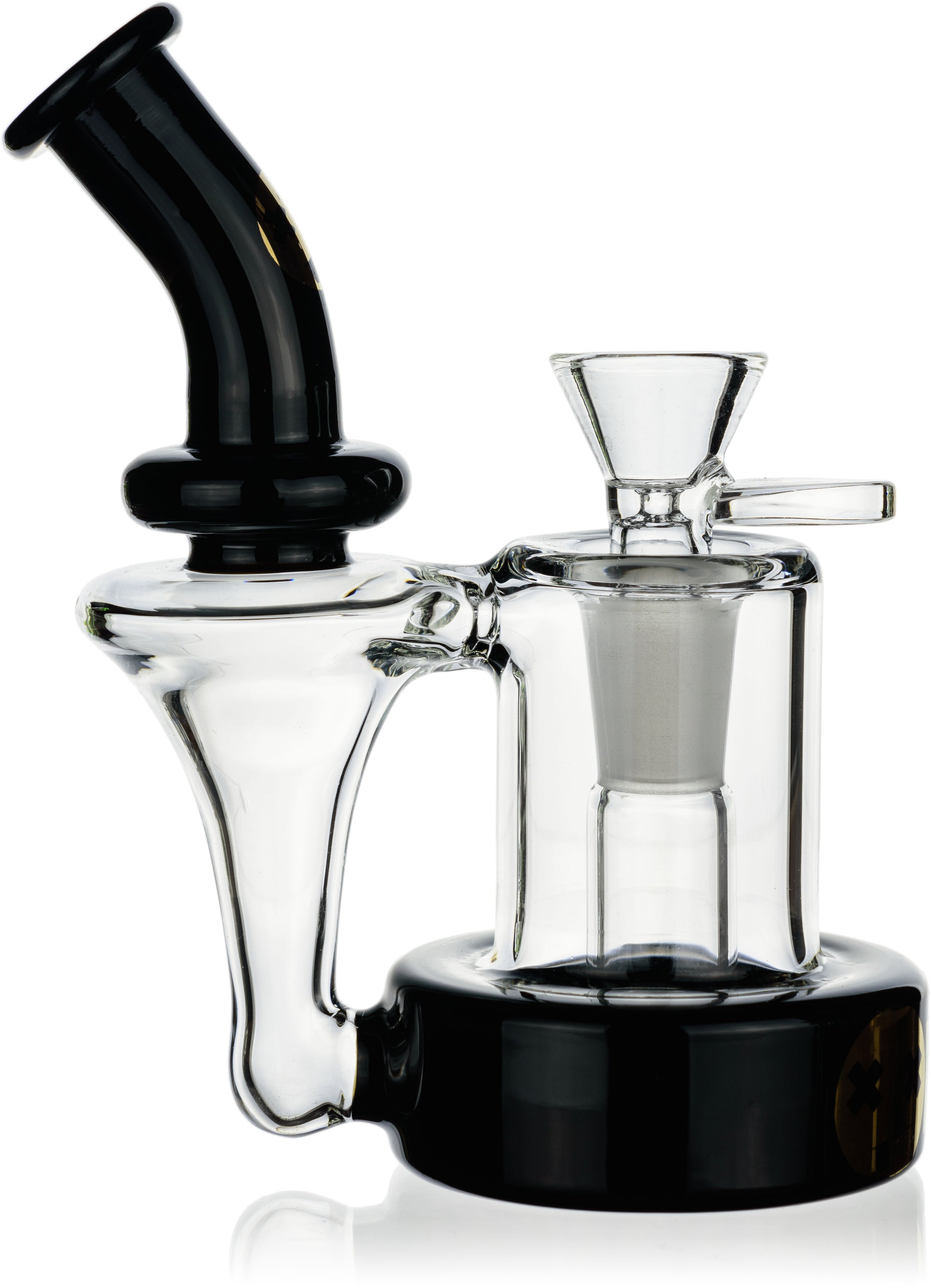 5" Recycler Rig, by ICON Glass (free banger included) - Bat Kountry