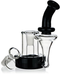 5" Recycler Rig, by ICON Glass (free banger included) - Bat Kountry