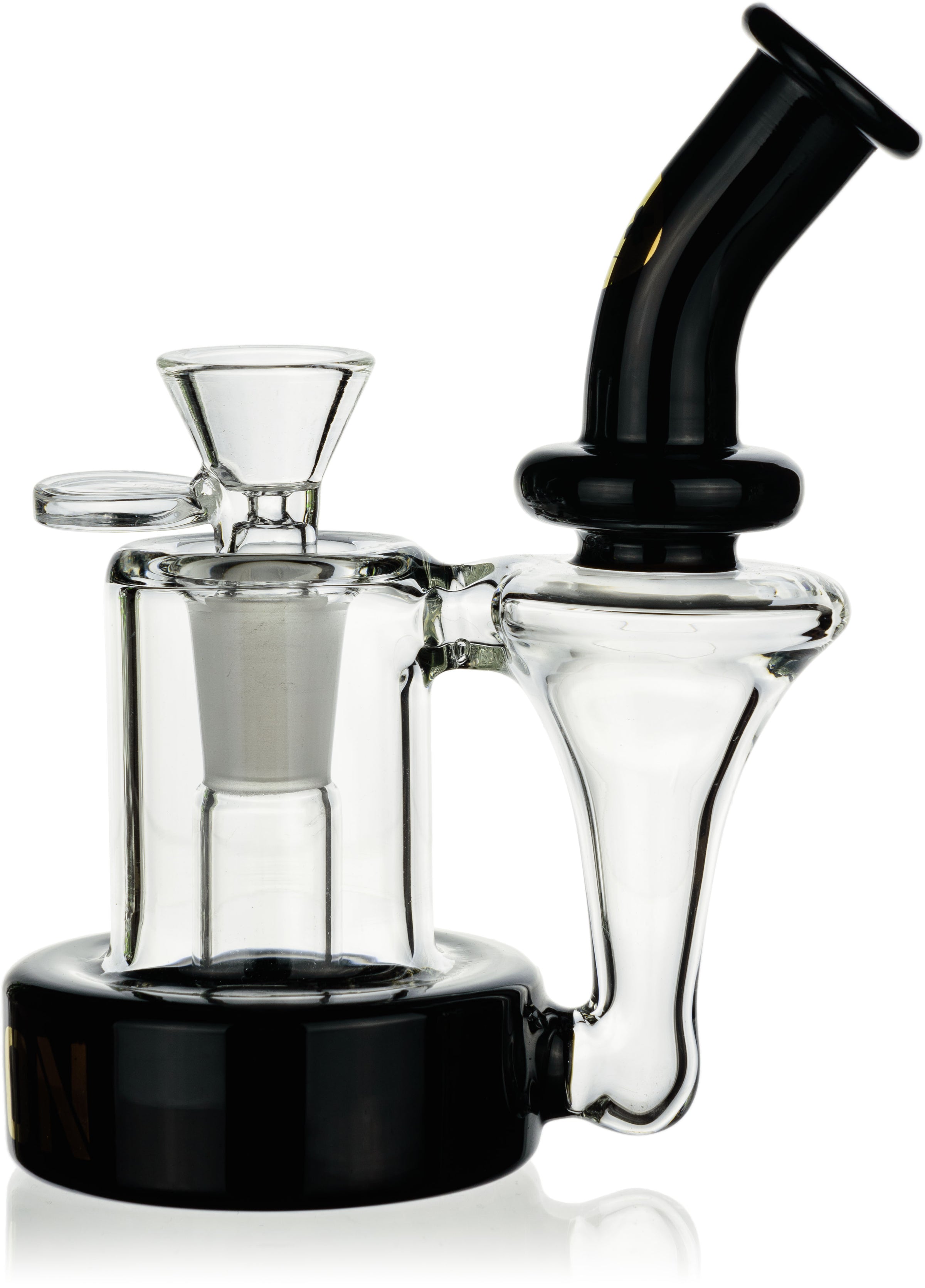 5" Recycler Rig, by ICON Glass (free banger included) - Bat Kountry