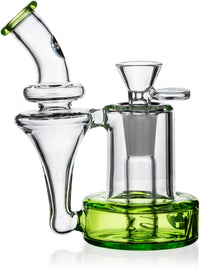 5" Recycler Rig, by ICON Glass (free banger included) - Bat Kountry