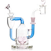 8" HeartBreak Kit, by MK100 Glass (free banger included)