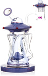 8" UFO Premium Dab Kit, by MK100 Glass (free banger included)