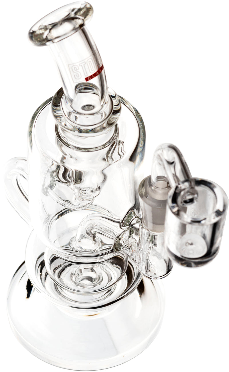 6" Pluto Dab Rig, by Stokes Glass (free banger included)