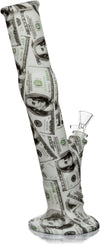 13" Silicone Bong w/ Comic, Cash or Camouflage Graphics - Bat Kountry