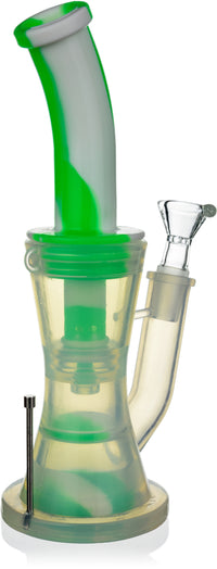 8" Silicone Rig w/ Translucent Hourglass - Bat Kountry