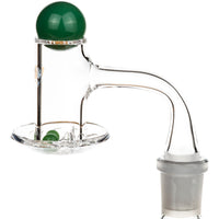 14mm 90 Degree Quartz Turp Slurper Set B By Diamond Glass - Bat Kountry
