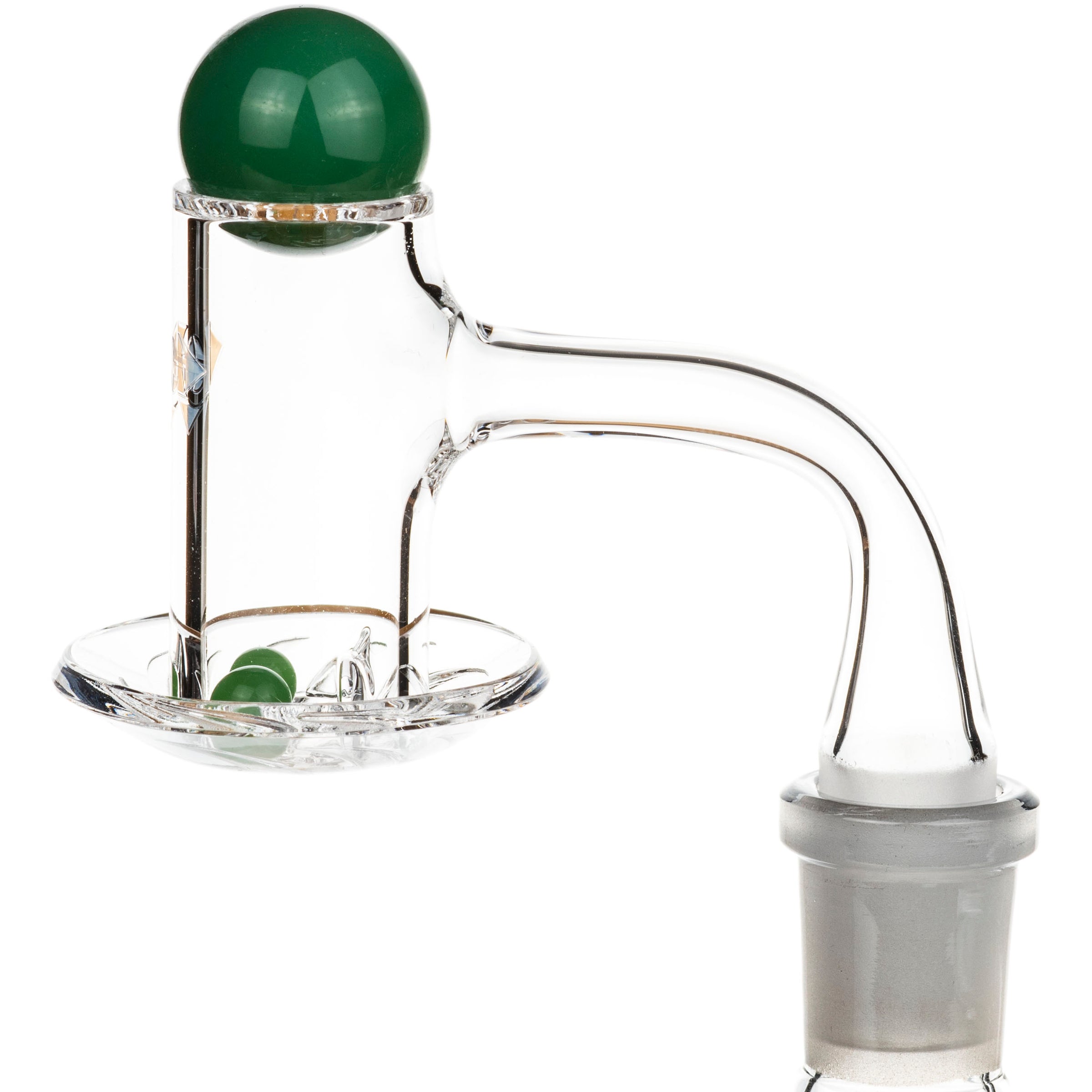 14mm 90 Degree Quartz Turp Slurper Set B By Diamond Glass - Bat Kountry