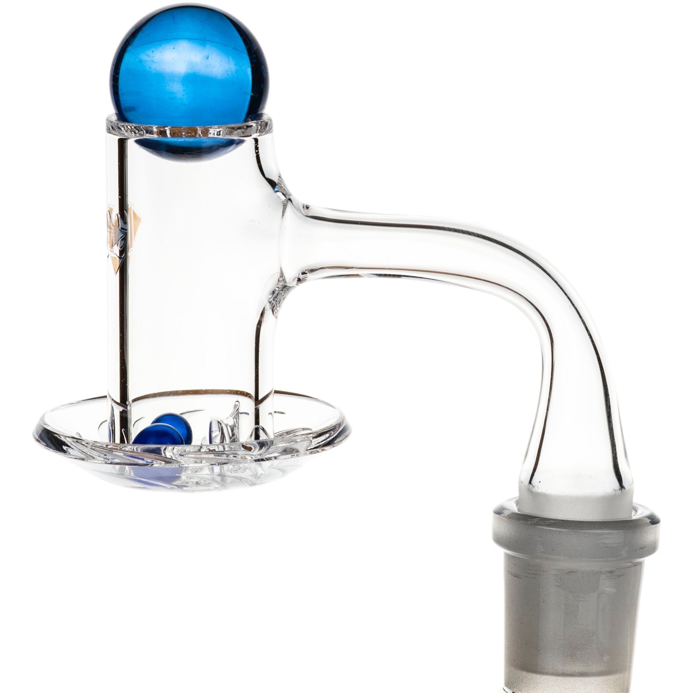 14mm 90 Degree Quartz Turp Slurper Set B By Diamond Glass - Bat Kountry