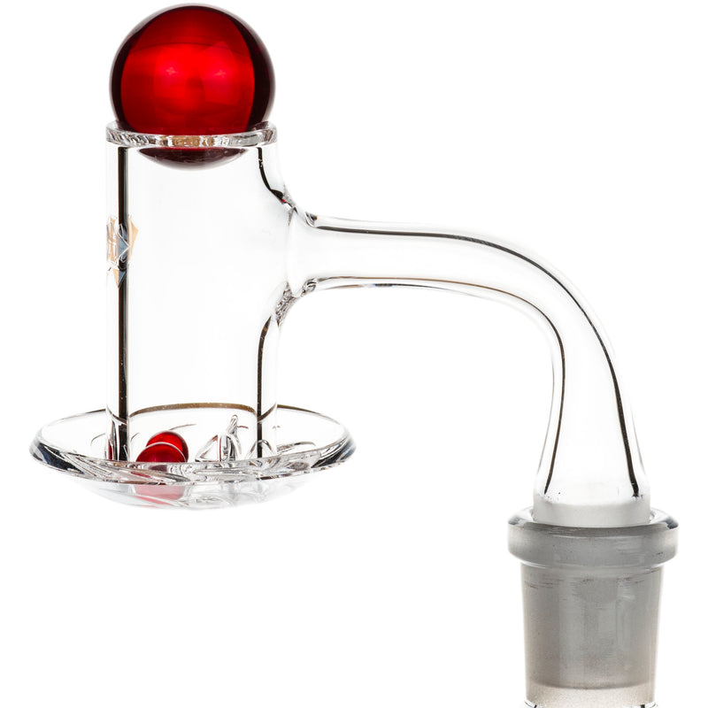 14mm 90 Degree Quartz Turp Slurper Set B By Diamond Glass - Bat Kountry