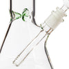 12" Classic Beaker Bong w/ Colored Lip w/ Ice Pinch, by Diamond Glass - Bat Kountry