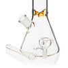 12" Classic Beaker Bong w/ Colored Lip w/ Ice Pinch, by Diamond Glass - Bat Kountry