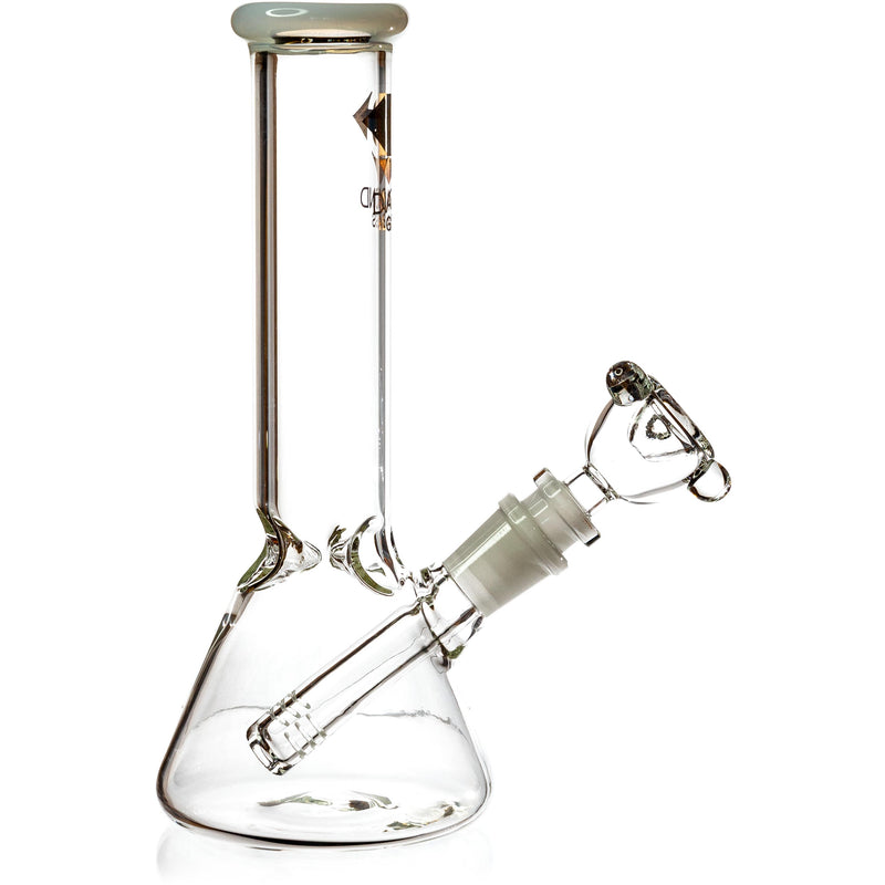 8" Mini Beaker Bong w/ Ice Pinch, by Diamond Glass - Bat Kountry