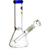8" Mini Beaker Bong w/ Ice Pinch, by Diamond Glass - Bat Kountry