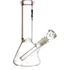 8" Mini Beaker Bong w/ Ice Pinch, by Diamond Glass - Bat Kountry