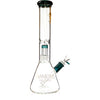 14" Beaker Bong w/ Matrix UFO Perc, by Diamond Glass - Bat Kountry