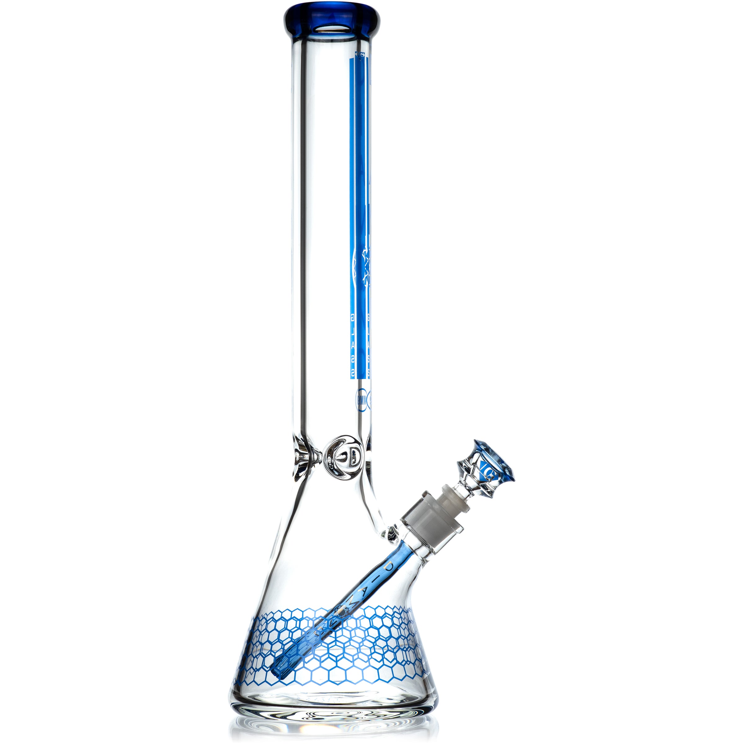 18" Heavy Super Thick 9mm Beaker Bong w/ Ice Pinch, by Diamond Glass - BKRY Inc.