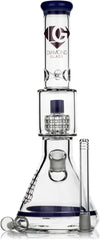 15" Matrix Showerhead Beaker Bong, by Diamond Glass - Bat Kountry