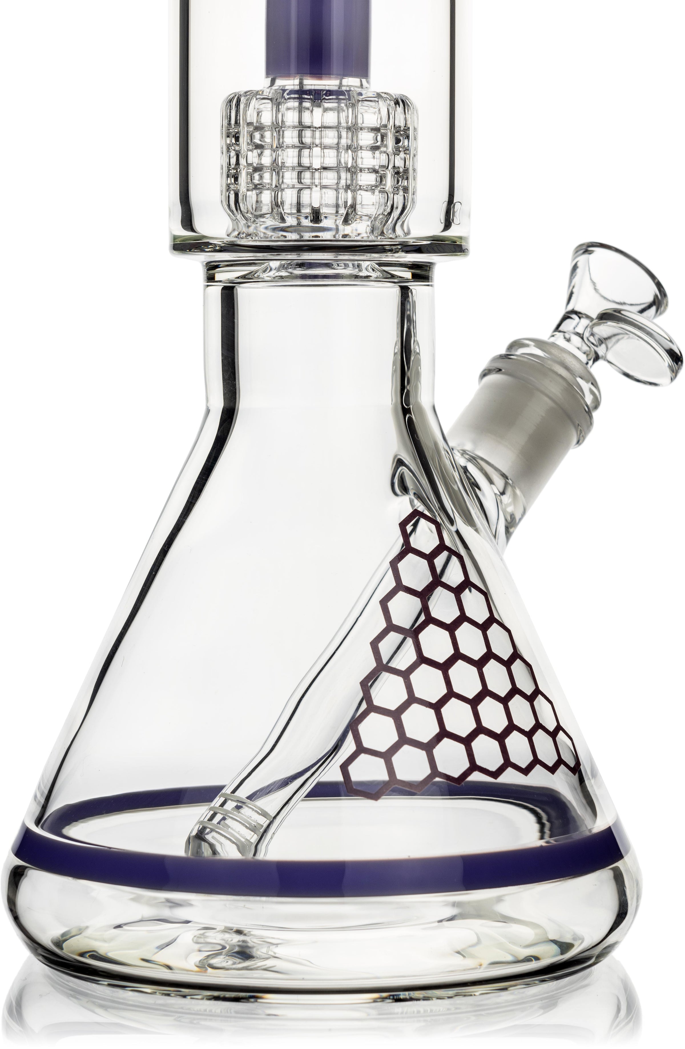 15" Matrix Showerhead Beaker Bong, by Diamond Glass - Bat Kountry