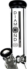 12" Heavy Super Thick 9mm Beaker Bong w/ Ice Pinch, by Diamond Glass - Bat Kountry