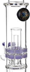 16" Moonrock Ratchet Swiss Perc Bong, by Diamond Glass - BKRY Inc.