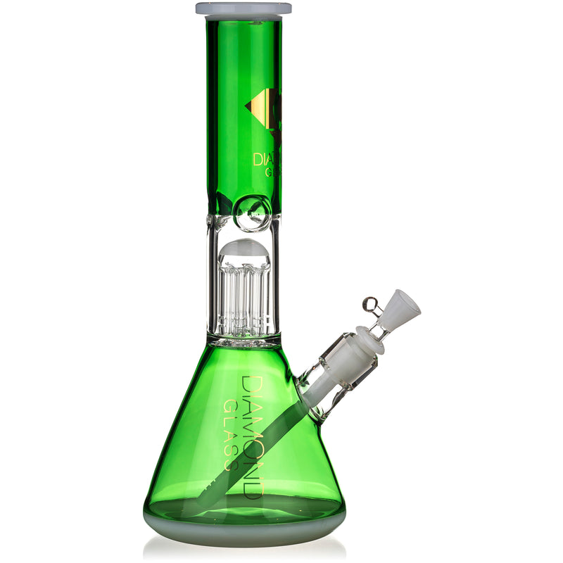 **14" Beaker Bong, by Diamond Glass - BKRY Inc.