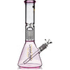 14" Tree Perc Single Chamber Beaker Bong, by Diamond Glass - Bat Kountry