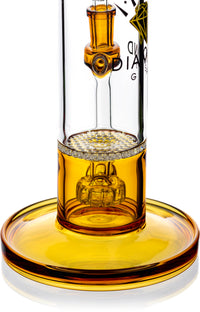 12" Showerhead to Honeycomb Skinny Neck Bong, by Diamond Glass (Free Banger included) - Bat Kountry