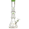 17" Inner Beaker Tree Perc Bong, by Diamond Glass - Bat Kountry