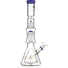 17" Inner Beaker Tree Perc Bong, by Diamond Glass - Bat Kountry