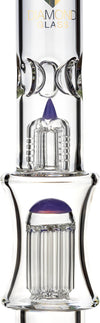 17" Inner Beaker Tree Perc Bong, by Diamond Glass - Bat Kountry