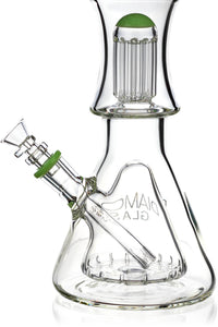 17" Inner Beaker Tree Perc Bong, by Diamond Glass - Bat Kountry