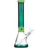 16" Dual Color Beaker Bong, by Diamond Glass - Bat Kountry