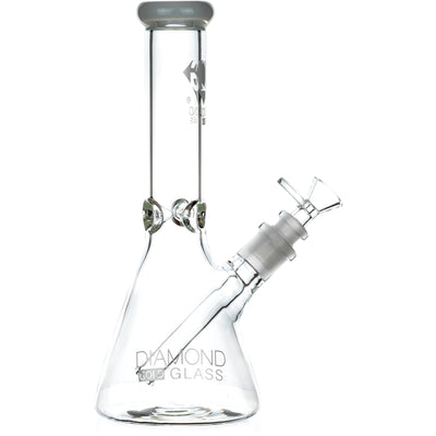10" Beaker Bong, by Diamond Glass - BKRY Inc.