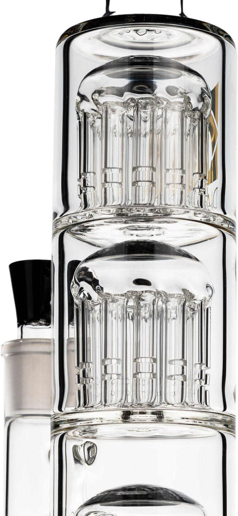 14" Triple Chamber 12 Arm Perc Bong, by Diamond Glass - BKRY Inc.