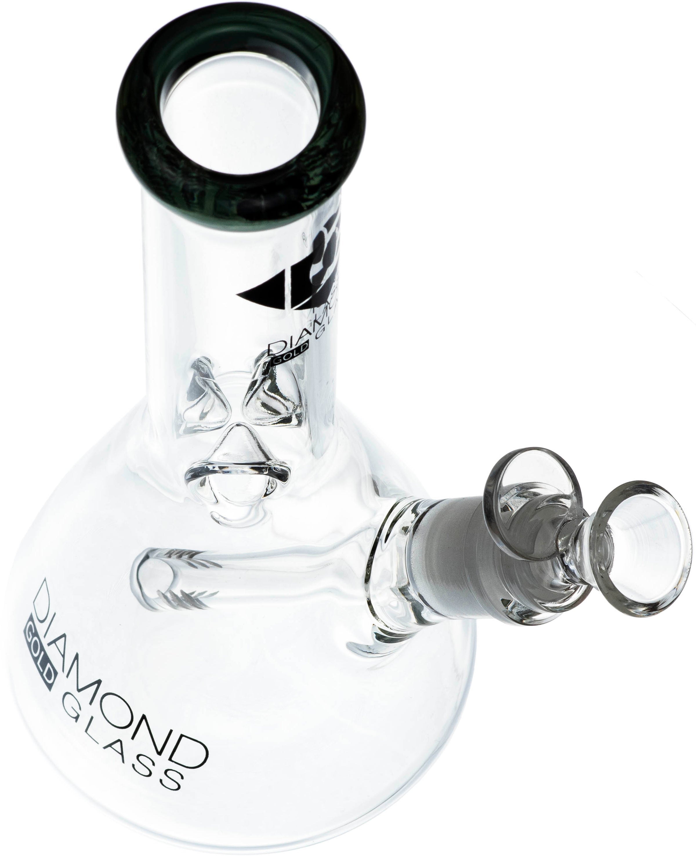 10" Beaker Bong, by Diamond Glass