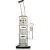 14" Triple Chamber 12 Arm Perc Bong, by Diamond Glass - BKRY Inc.