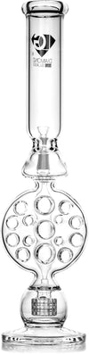 18" Swiss Perc Bong, by Diamond Glass