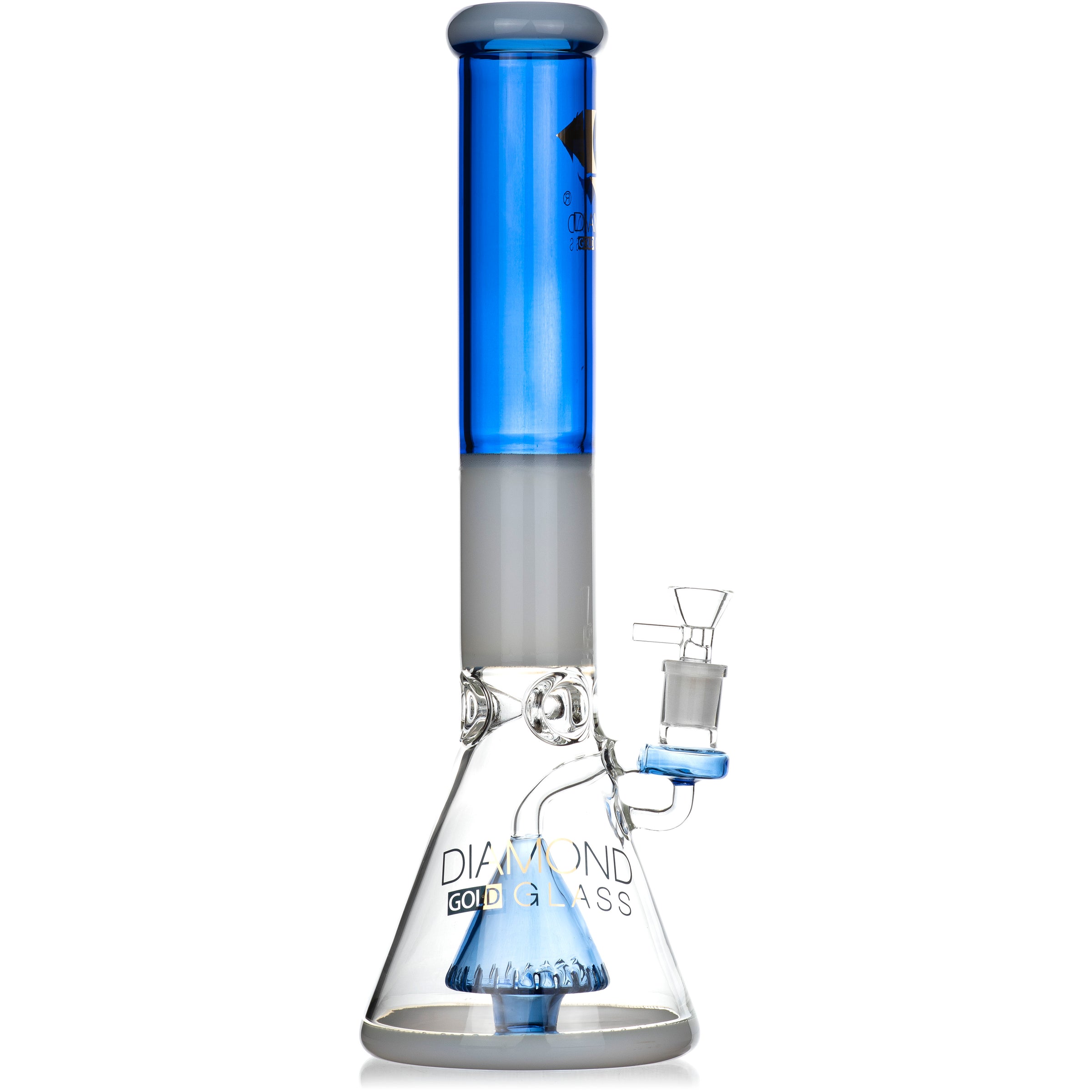 15" Inner Pyramid Perc Bong (Diamond Jubilee), by Diamond Glass