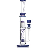 16" Triple Inline 8-Arm Bong, by Diamond Glass