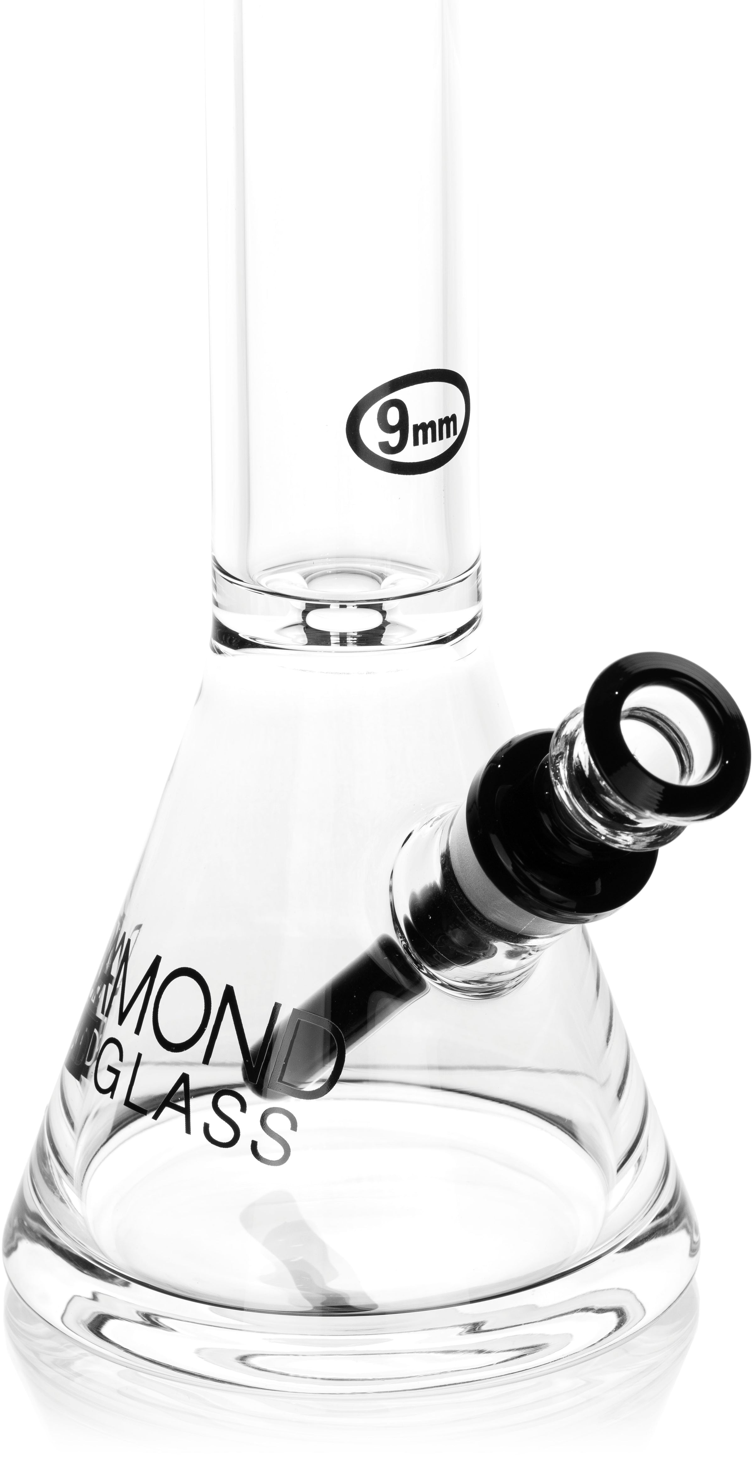 18” 9mm Thick Beaker Bong, by Diamond Glass