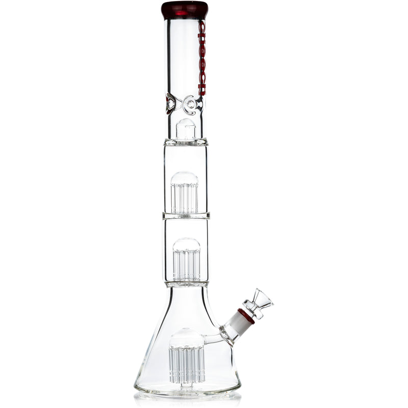 19" Triple Perc Multi-Arm Bong, by Cheech Glass