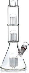 19" Triple Perc Multi-Arm Bong, by Cheech Glass