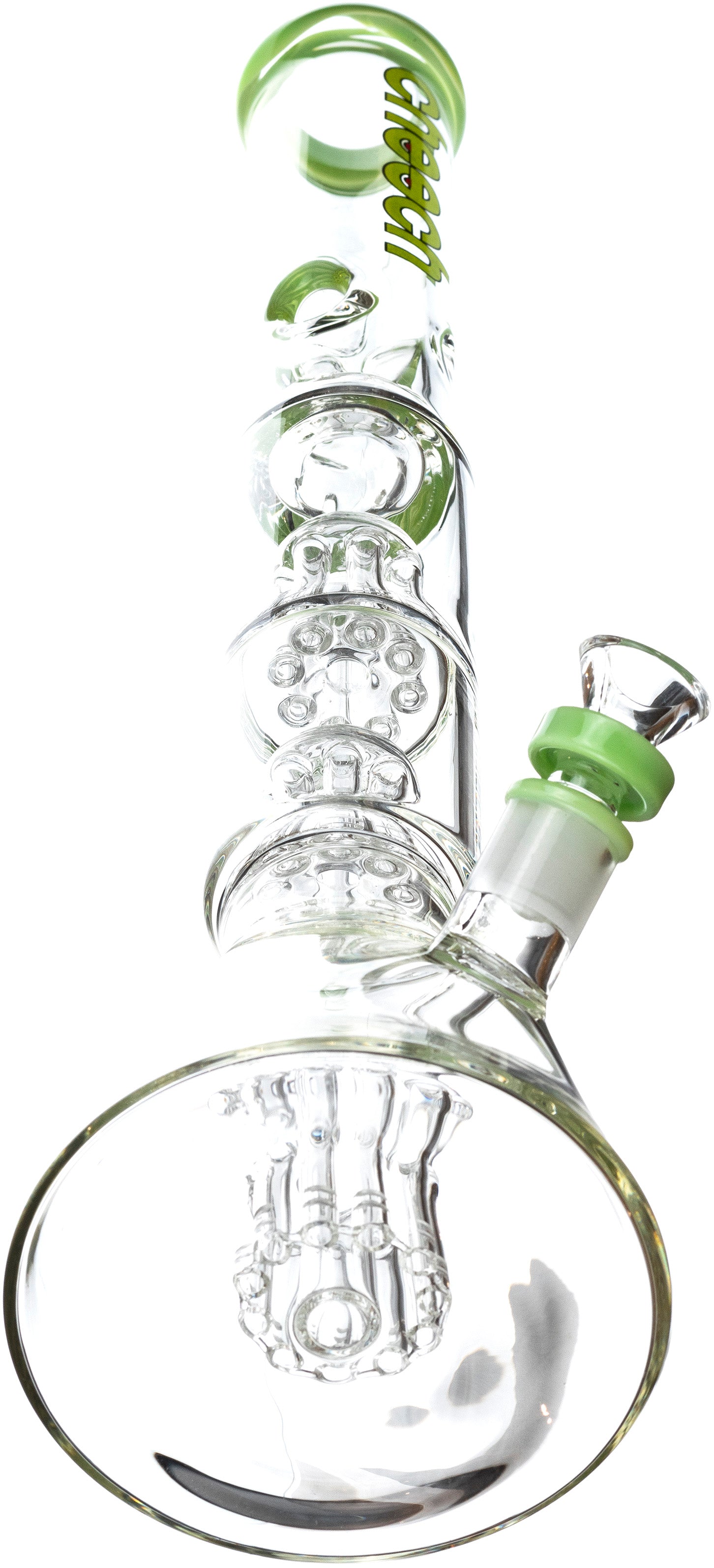 19" Triple Perc Multi-Arm Bong, by Cheech Glass